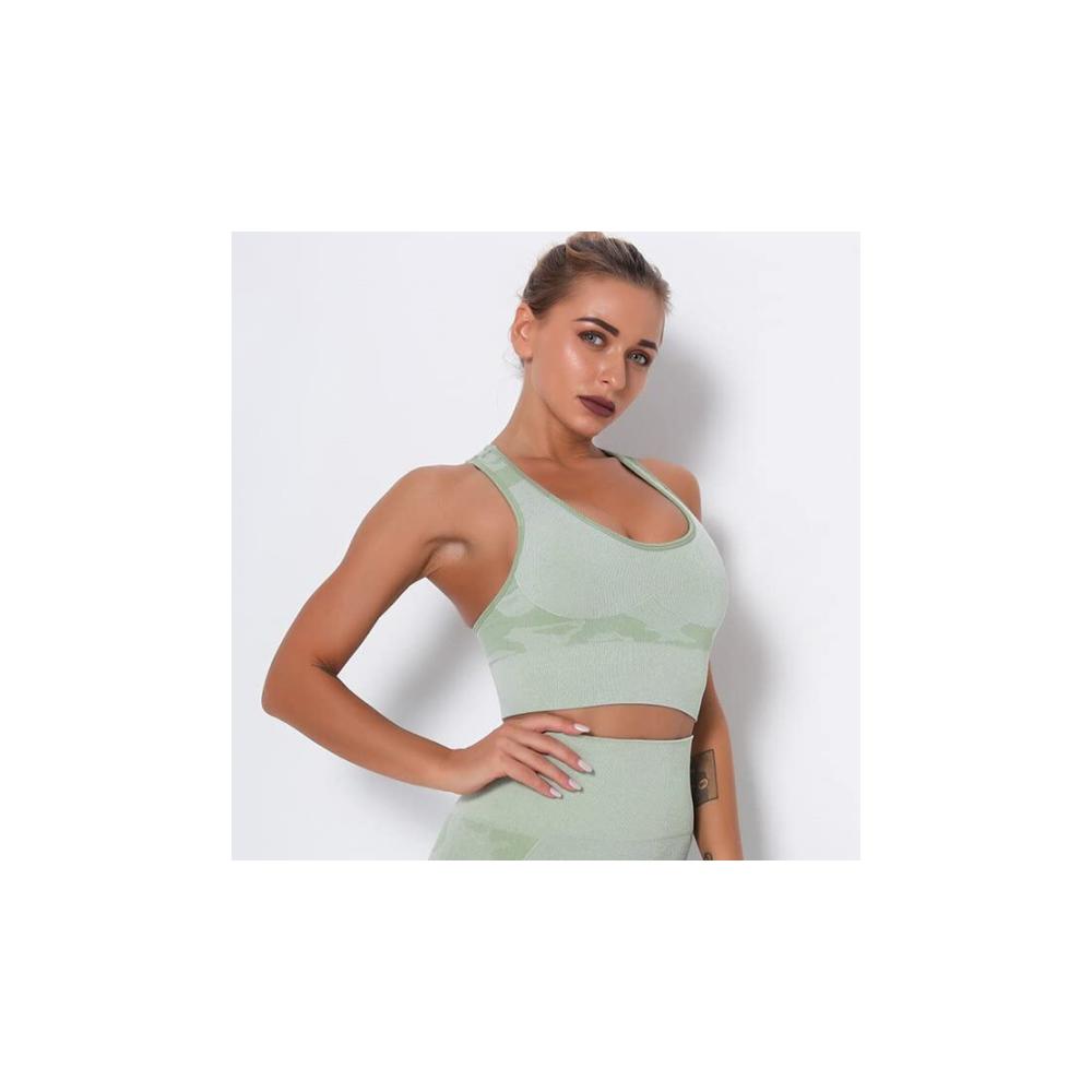 Green Sports Bra